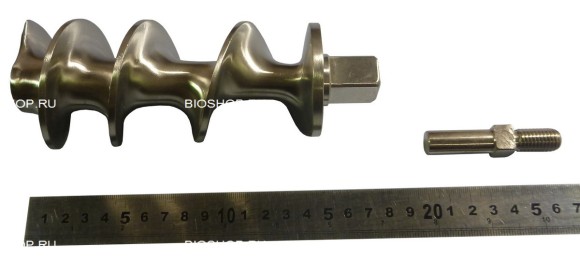 Шнек+Ось ножа,№12+ №16 HM-22 Шнек+Ось ножа,№12+ №16 HM-22