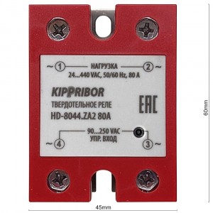 Реле твердотельное 80a/400v (управление  90...250vac)