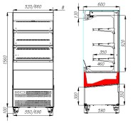 Горка холодильная Полюс FC16-06 VM 0,7-2 0430