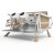 Кофемашина Sanremo Café Racer 2 гр. 220В white and wood