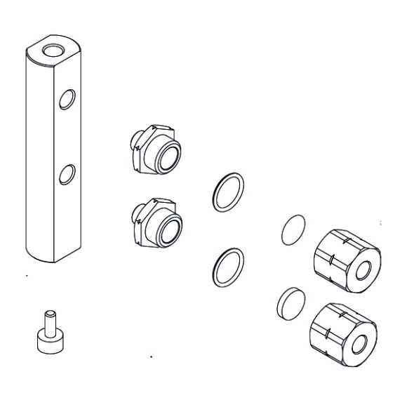 Набор жиглера твердого типа 2 гр, Sanremo, арт. KMASGIGLF182