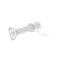 Нагревательный элемент 3500Вт 230В 330Л 2ГР (D8), Sanremo, арт. 10455318A