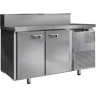 Стол для пиццы финист схспц-700-2 (1400х700х1060) (7gn1/3 с крышкой)
