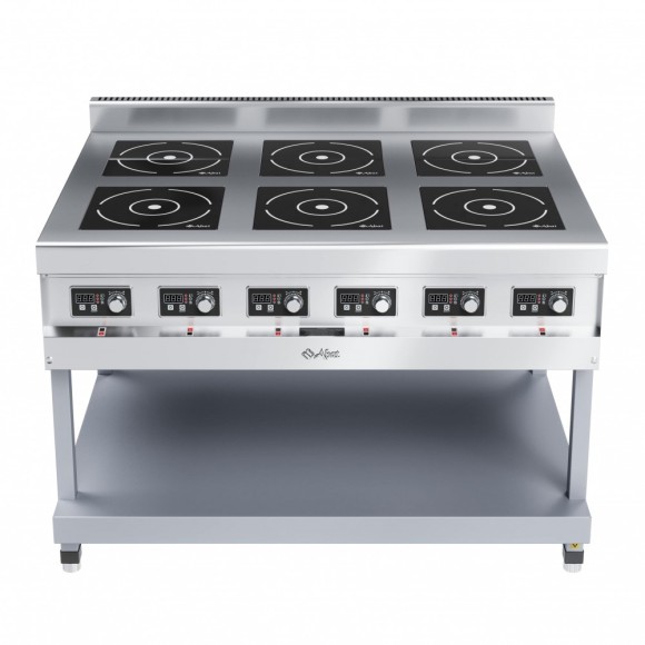 Плита индукционная Abat КИП-69П-3,5, 6-ти конф., краш. Подставка Плита индукционная Abat КИП-69П-3,5, 6-ти конф., краш. Подставка