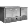 Стол для салатов финист схснс-700-3 (1485х700х850) (8gn1/6 с крышкой) борт 45мм