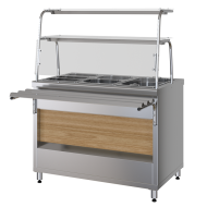 ПМВЭ15 Прилавок-мармит вторых блюд