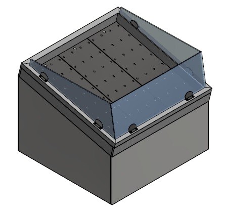 Стол для выкладки рыбы на льду СП-612/1102ФА