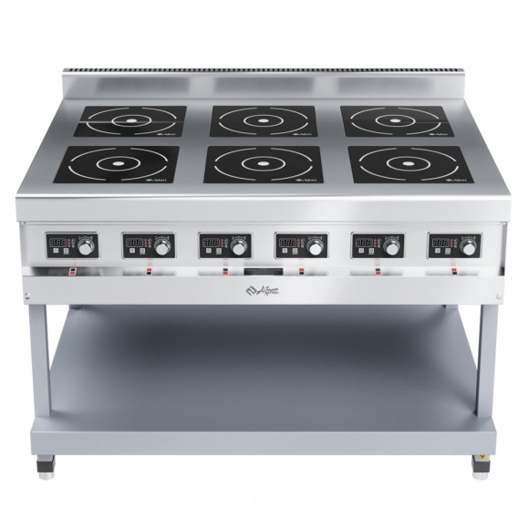 Плита индукционная Abat КИП-69П-5,0, 6-ти конф., краш. Плита индукционная Abat КИП-69П-5,0, 6-ти конф., краш.