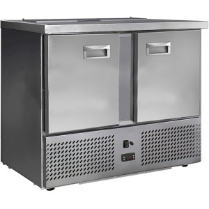 Стол для салатов финист схснс-700-2 (1000х700х850) (5gn1/3 c крышкой) Стол для салатов финист схснс-700-2 (1000х700х850) (5gn1/3 c крышкой)