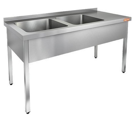 НСО2М-15/6БЛ стол-моечная ванна, 2 секц. (500х400х250) слева, HICOLD RUS НСО2М-15/6БЛ стол-моечная ванна, 2 секц. (500х400х250) слева, HICOLD RUS