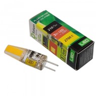 Лампа 3w 12v 2700к g4 210lm 10*38mm светодиодная тёплый белый Лампа 3w 12v 2700к g4 210lm 10*38mm светодиодная тёплый белый