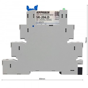 Реле с колодкой 240vac/60vdc kippribor kippribor 30681