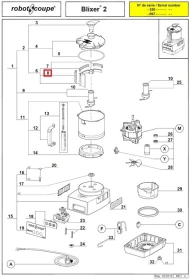 Скребок 39885 для чаши для бликсера (Blixer) т.м. Robot Coupe, серии Blixer Скребок 39885 для чаши для бликсера (Blixer) т.м. Robot Coupe, серии Blixer