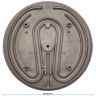 Тэн 650вт нижний 220-230в для вафельниц iwb-1/2 icb-1/2 enigma