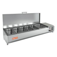 VRTU 1485 1/3 витрина охл.настольная к PZE3, с крышкой, 1485х385х279 мм, HICOLD RUS VRTU 1485 1/3 витрина охл.настольная к PZE3, с крышкой, 1485х385х279 мм, HICOLD RUS