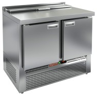 SLE2-11GN (1/6) стол для салатов  охл.(+2+10), 2 двери, 1000х700х850мм, ниж.распол.агрегата, HICOLD SLE2-11GN (1/6) стол для салатов  охл.(+2+10), 2 двери, 1000х700х850мм, ниж.распол.агрегата, HICOLD