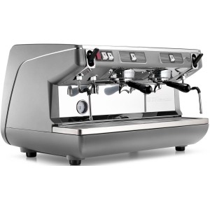 Кофемашина рожковая nuova simonelli appia life 2gr s 220v metallic grey+high groups+economizer