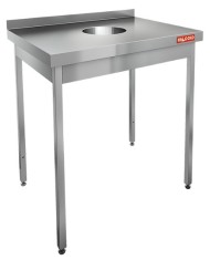 НДСО-7/6Б стол с отв.для сбора отходов. (отв. в центре), HICOLD RUS НДСО-7/6Б стол с отв.для сбора отходов. (отв. в центре), HICOLD RUS