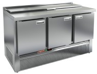 SLE1-111GN (1/3) стол для салатов охл.(+2+10), 3 двери, 1485х700х850мм, ниж.распол.агрегата SLE1-111GN (1/3) стол для салатов охл.(+2+10), 3 двери, 1485х700х850мм, ниж.распол.агрегата