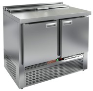 SLE2-11SN (1/6) стол для салатов охл.(+2+10), 2 двери, 1000х600х850мм, ниж.распол.агрегата SLE2-11SN (1/6) стол для салатов охл.(+2+10), 2 двери, 1000х600х850мм, ниж.распол.агрегата
