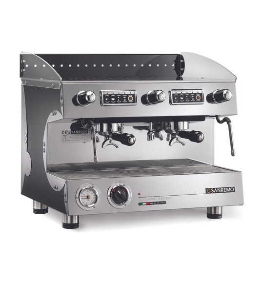 Кофемашина Sanremo Capri SED DLX (автомат) 2 гр. чёрная