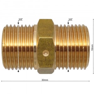 Фитинг 3/8"m-3/8"m Фитинг 3/8"m-3/8"m