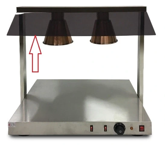 Панель защитная верхняя HTC-2F-C для карвинговой станция т.м. EKSI серии HTC, мод. HTC-2F