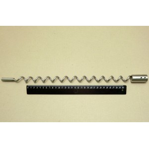Шнек дозатора зерна с муфтой в сборе rp25/60/75 robolabs 21487