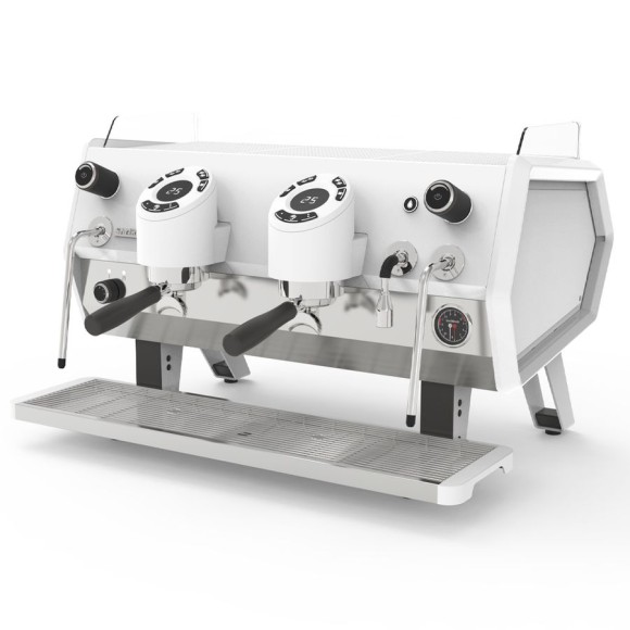 Кофемашина Sanremo D8 2 высокие гр, Cold Touch+Экономайзер, Total White, белая
