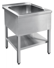 Ванна моечная Abat ВМП-7-1-5 РН 1-секц., нерж., разб. с полкой Ванна моечная Abat ВМП-7-1-5 РН 1-секц., нерж., разб. с полкой