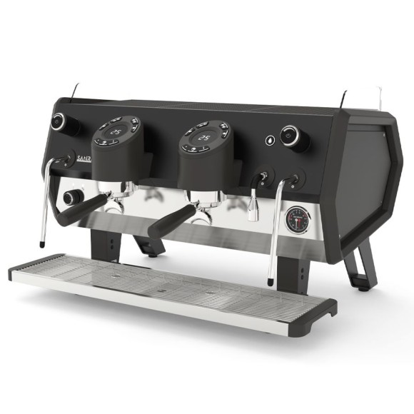 Кофемашина Sanremo D8 2 высокие гр, Cold Touch+Экономайзер, черная