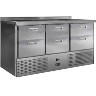 Стол для салатов финист схснс-700-0/6 (1485х700х850) (7gn1/3 с крышкой) борт 45мм Стол для салатов финист схснс-700-0/6 (1485х700х850) (7gn1/3 с крышкой) борт 45мм