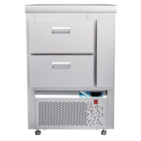 Стол холод. среднетемпер. с ниж.располож. агрегата СХС-70Н без столешницы (ящик 1/2) Abat Стол холод. среднетемпер. с ниж.располож. агрегата СХС-70Н без столешницы (ящик 1/2) Abat