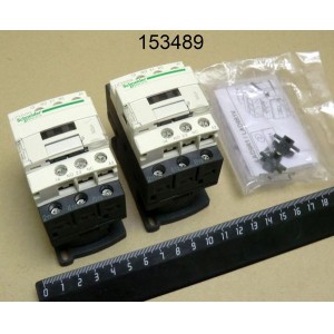 Контактор реверсивный с механической блокировкой scheider electric lc1d09m7 - 2 шт  и lad9v2- 1 шт
