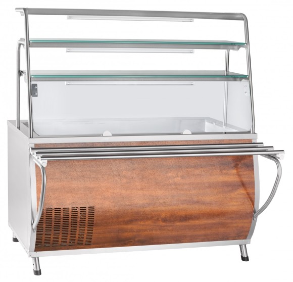 Прилавок холодильный Abat ПВВ(Н)-70Т-01-НШ кашир.