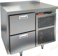 SN 2/BT стол охл. (-10-18), 2 ящика, 900х600х850мм, HICOLD RUS