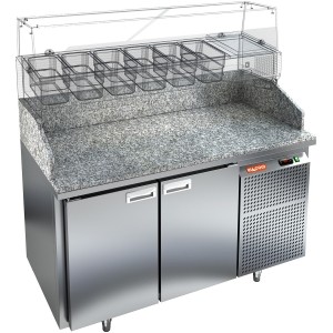 Витрина холодильная настольная hicold vrtg 1390 1/3 к pz3