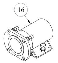 Корпус подшипникового узла LM98A016 для мясорубки т.м. KT
