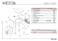 Корпус C11096W для льдогенератора т.м. BREMA серии GB