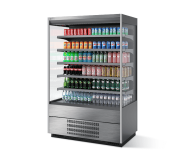 Витрина холодильная Berg 125, Шлифованная нержавейка