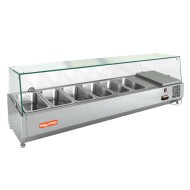 VRX 1500 1/3 витрина охл.настольная, со стеклом, 1500х385х459 мм, HICOLD RUS VRX 1500 1/3 витрина охл.настольная, со стеклом, 1500х385х459 мм, HICOLD RUS