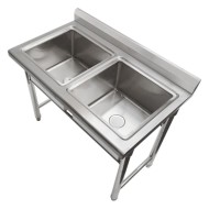 Ванна моечная с бортом нерж.VA-ST250A 1200х750х850 мм