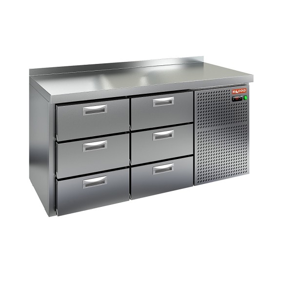 SN 33 BR2 TN стол охл. (-2+10), 6 ящиков, увелич. объёма, на низ. ножках, 1505х600х850мм, HICOLD RUS SN 33 BR2 TN стол охл. (-2+10), 6 ящиков, увелич. объёма, на низ. ножках, 1505х600х850мм, HICOLD RUS