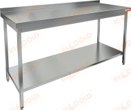 НСО-15/6БП стол  произ. пристенн. с полкой, HICOLD RUS