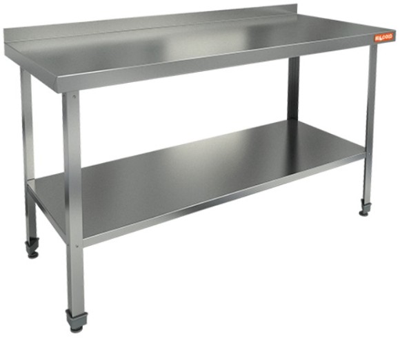 НСО-15/6БП ЭН стол произ.пристен. с полкой, HICOLD RUS