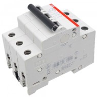 Автомат 3 полюса 16а s203 c16 abb 25120 Автомат 3 полюса 16а s203 c16 abb 25120