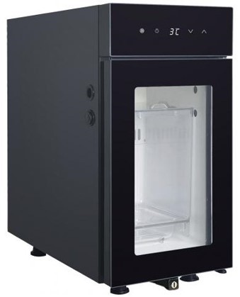 Холодильник для молока ICEBOX BR9CN 9л c контейнером, стекло