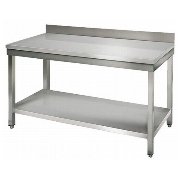 Стол разделочный 1000x600x850+100 мм нерж VA-WT10060BS