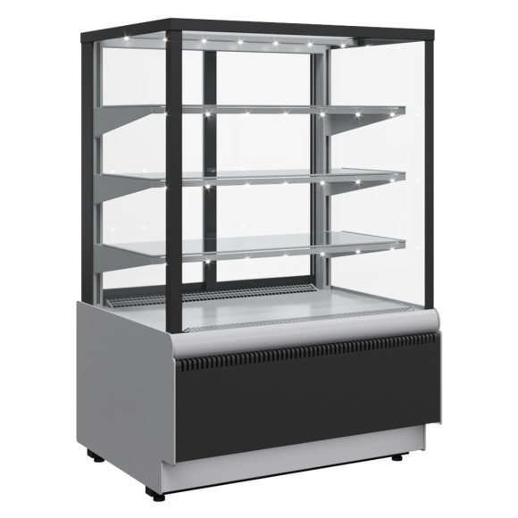 Витрина кондитерская Полюс KC70 VM 1,3-1 9006-9005 (ВХСв-1,3д Сarboma Cube ТЕХНО) Витрина кондитерская Полюс KC70 VM 1,3-1 9006-9005 (ВХСв-1,3д Сarboma Cube ТЕХНО)