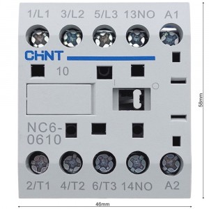 Контактор 6а 230v 3+1no Контактор 6а 230v 3+1no